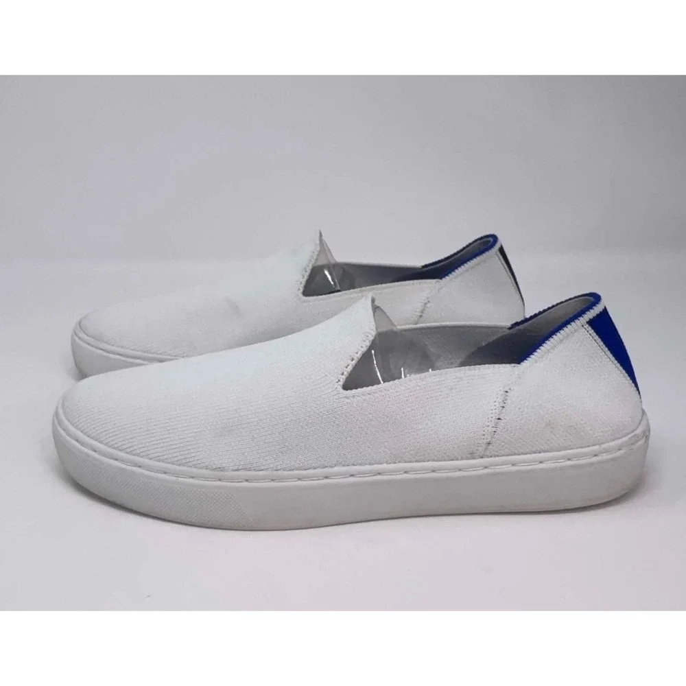 Rothy's‎ The Original Slip On Sneaker Women's 7 Bright White Textile Minimalist